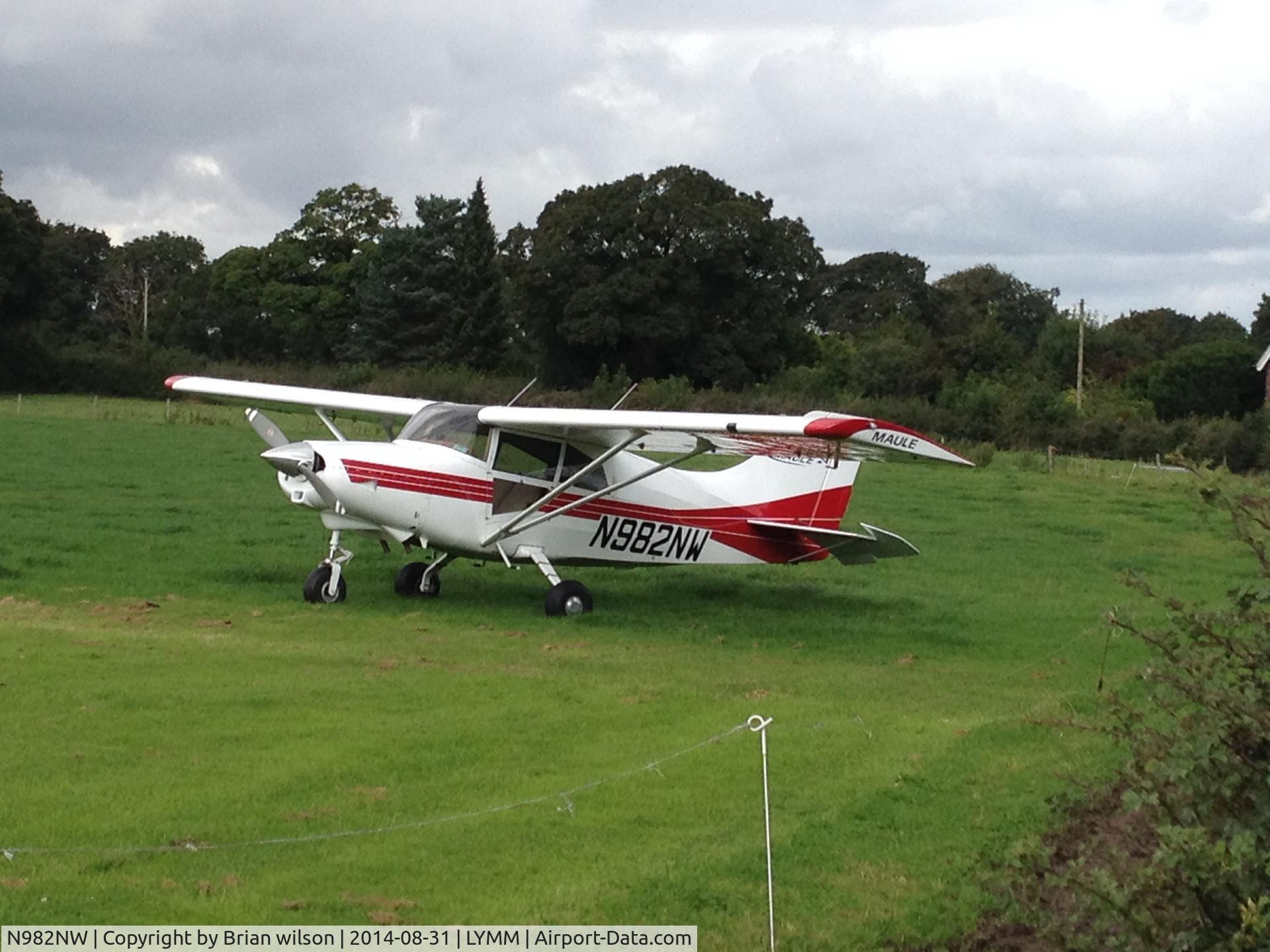 N982NW, 1999 Maule MXT-7-180A Star Rocket C/N 21046C, Spotted in Lymm Cheshire