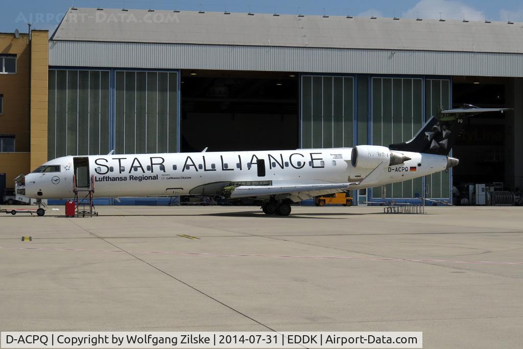D-ACPQ, 2003 Canadair CRJ-700 (CL-600-2C10) Regional Jet C/N 10091, visitor