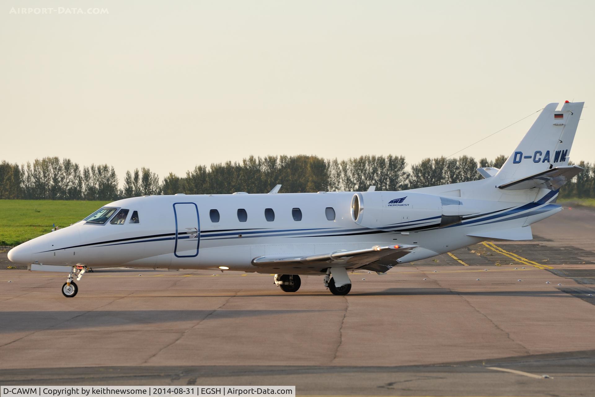 D-CAWM, 2008 Cessna 560 Citation XLS+ C/N 560-6002, Nice Visitor.