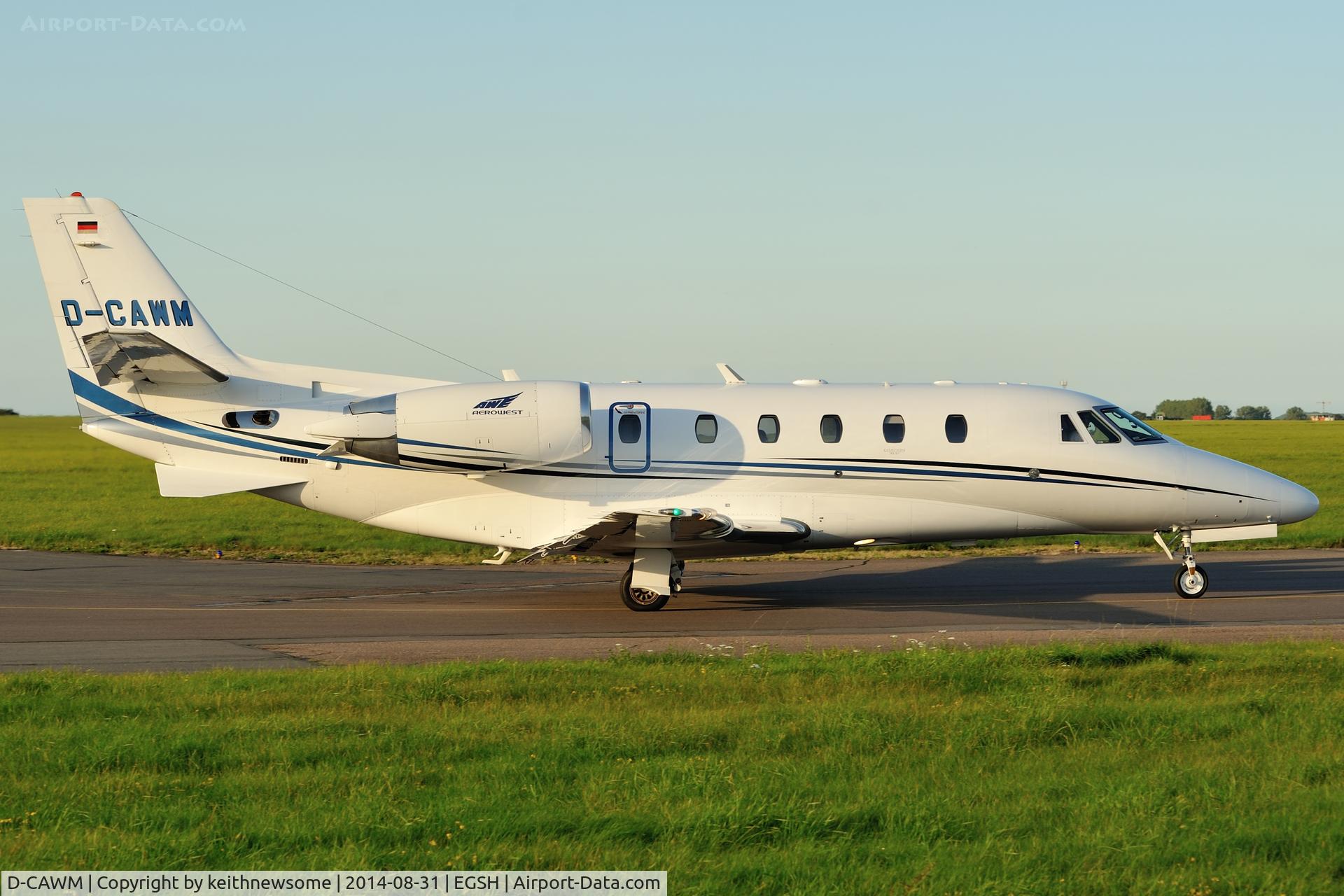 D-CAWM, 2008 Cessna 560 Citation XLS+ C/N 560-6002, Nice Visitor.