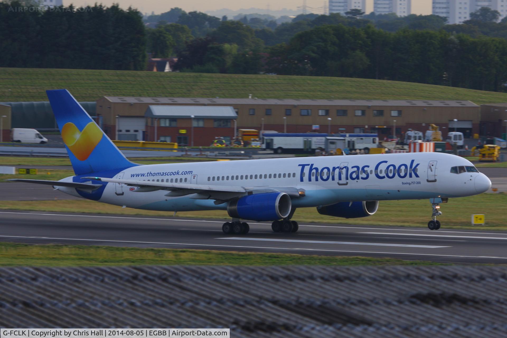 G-FCLK, 1993 Boeing 757-2Y0 C/N 26161, Thomas Cook