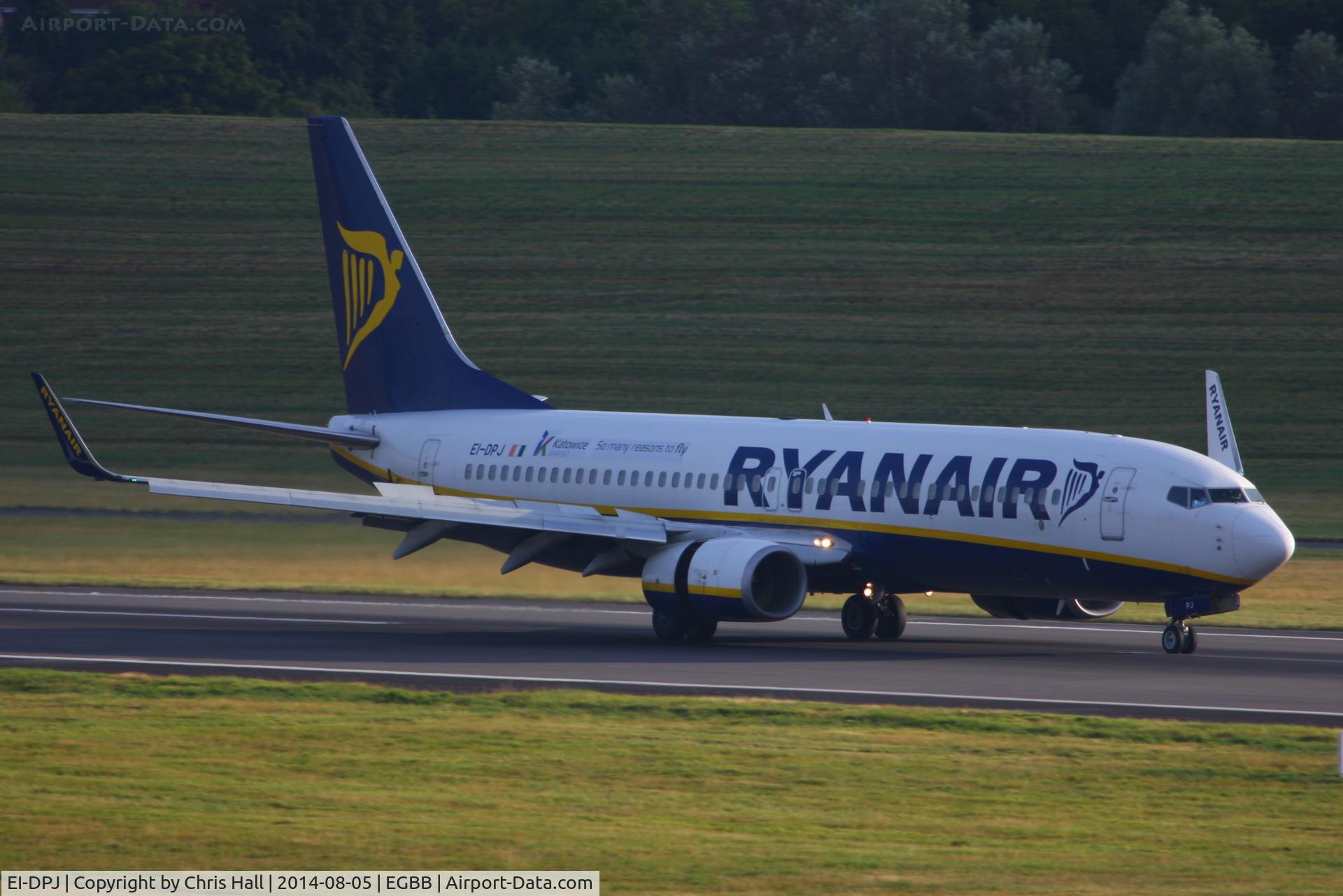EI-DPJ, 2007 Boeing 737-8AS C/N 33609, Ryanair