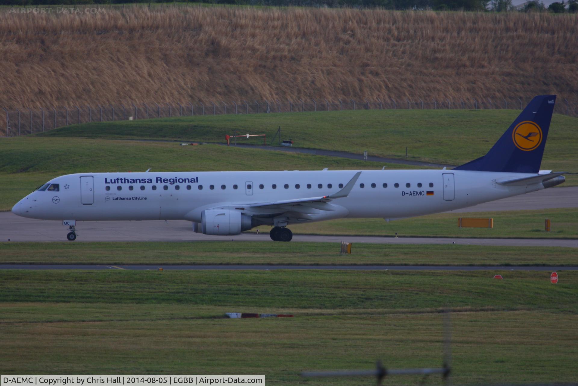 D-AEMC, 2009 Embraer 195LR (ERJ-190-200LR) C/N 19000300, Lufthansa Regional