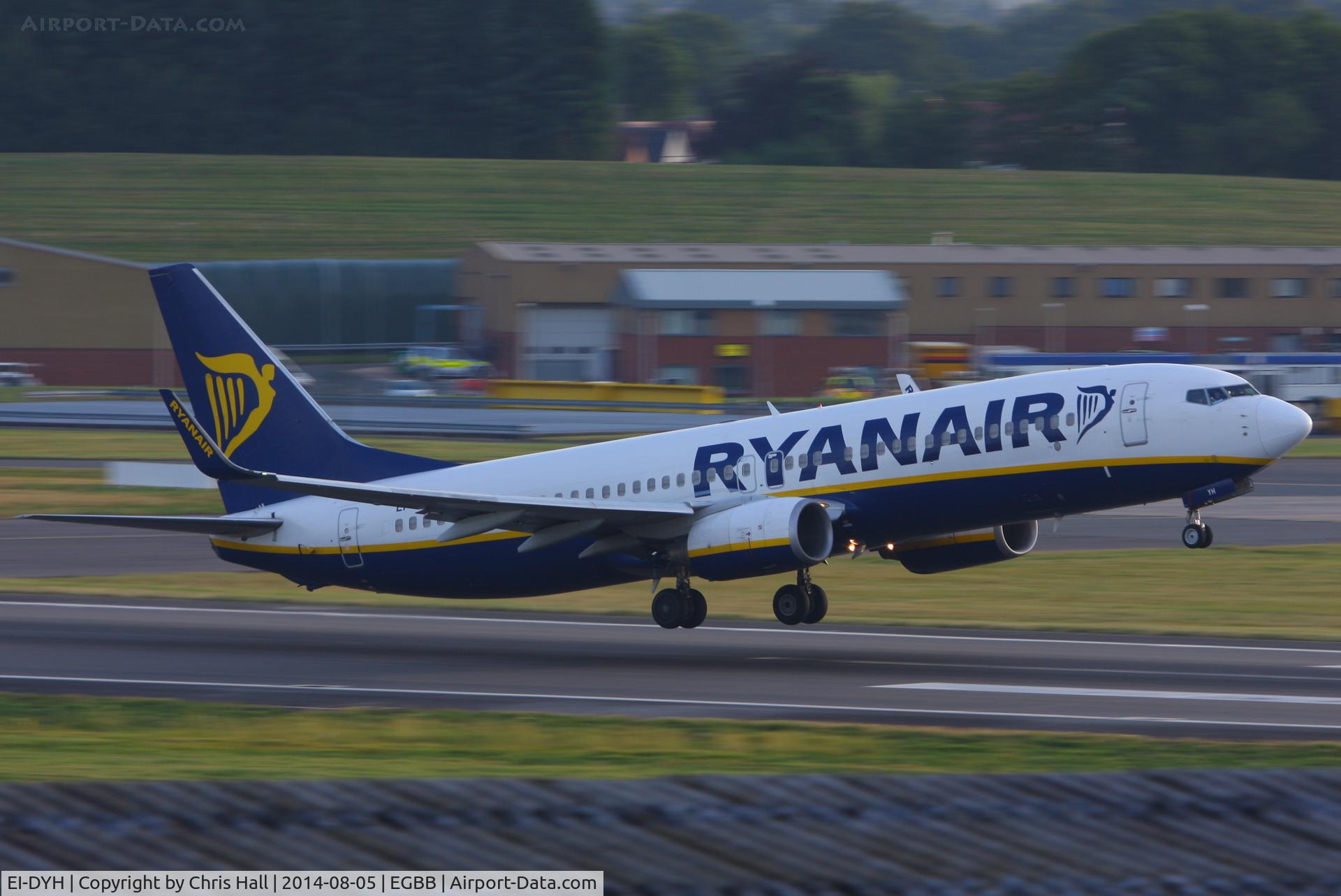EI-DYH, 2008 Boeing 737-8AS C/N 36570, Ryanair