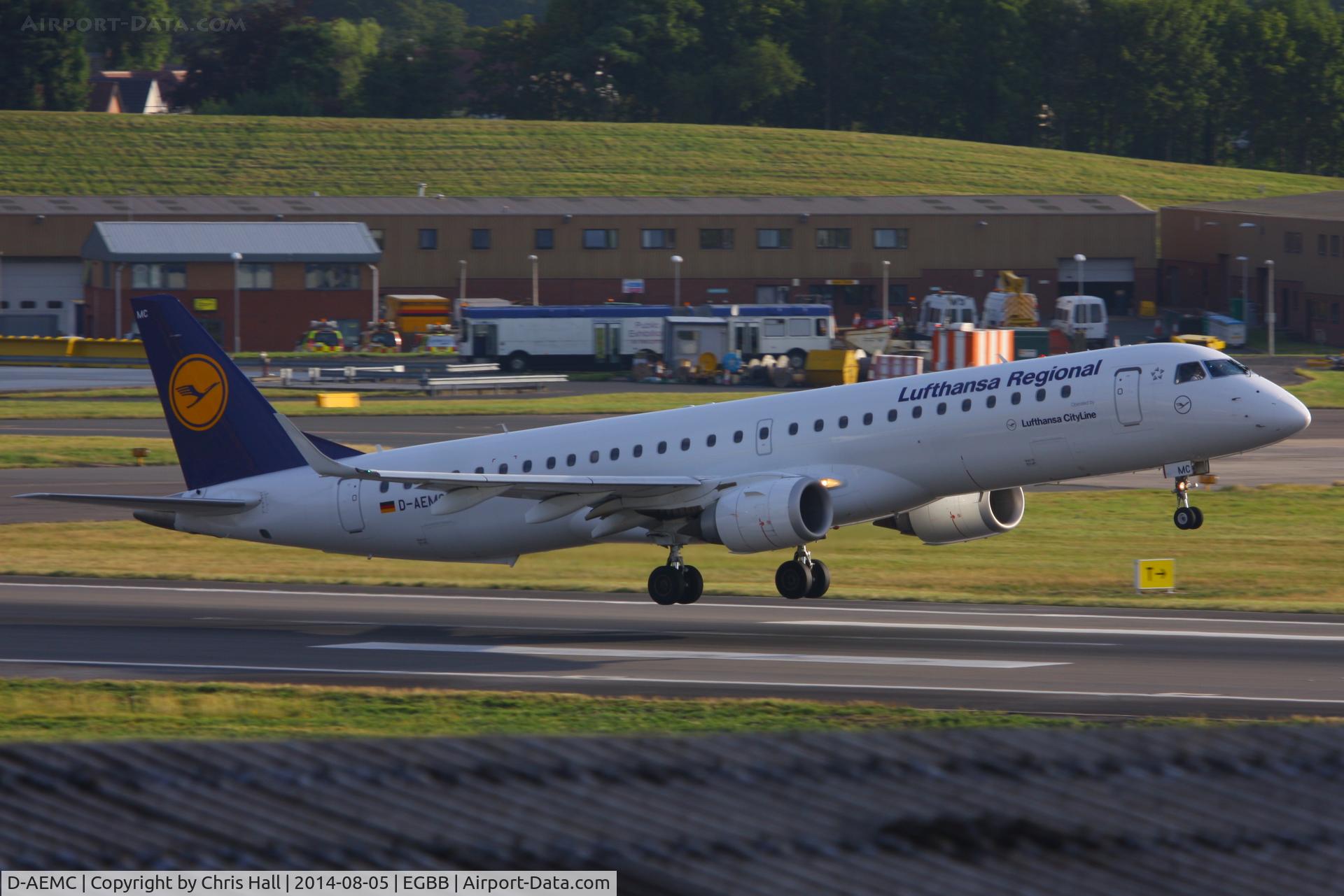 D-AEMC, 2009 Embraer 195LR (ERJ-190-200LR) C/N 19000300, Lufthansa Regional