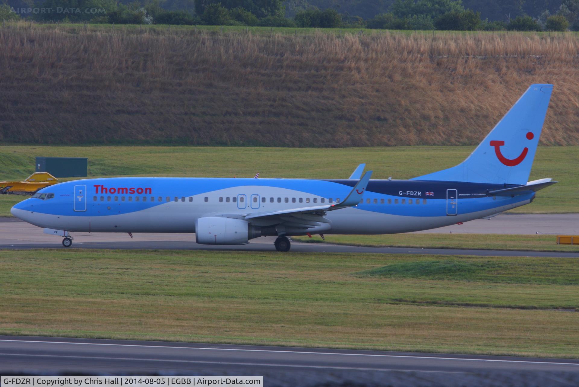 G-FDZR, 2009 Boeing 737-8K5 C/N 35145, Thomson