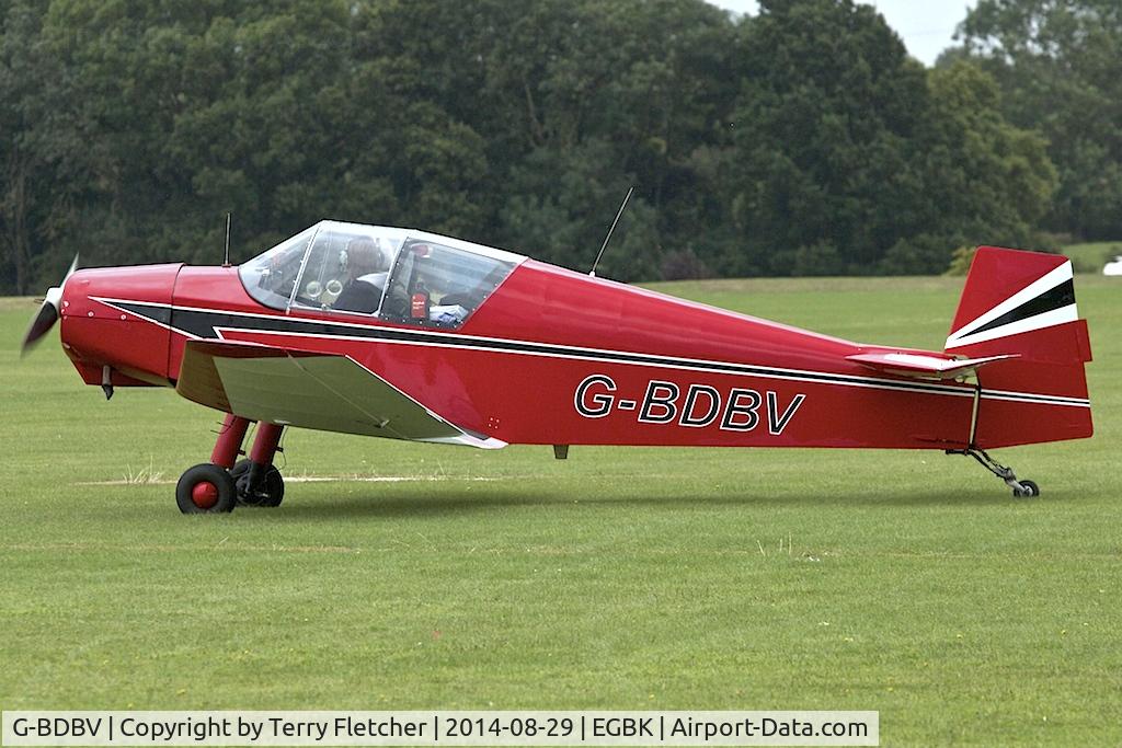 G-BDBV, 1956 Jodel D-11A Club C/N V3, At 2014 LAA Rally at Sywell