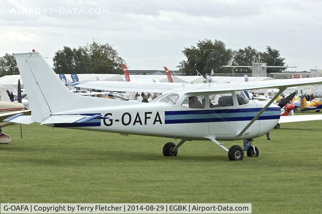 G-OAFA, 1974 Reims F172M Skyhawk Skyhawk C/N 1093, At 2014 LAA Rally at Sywell