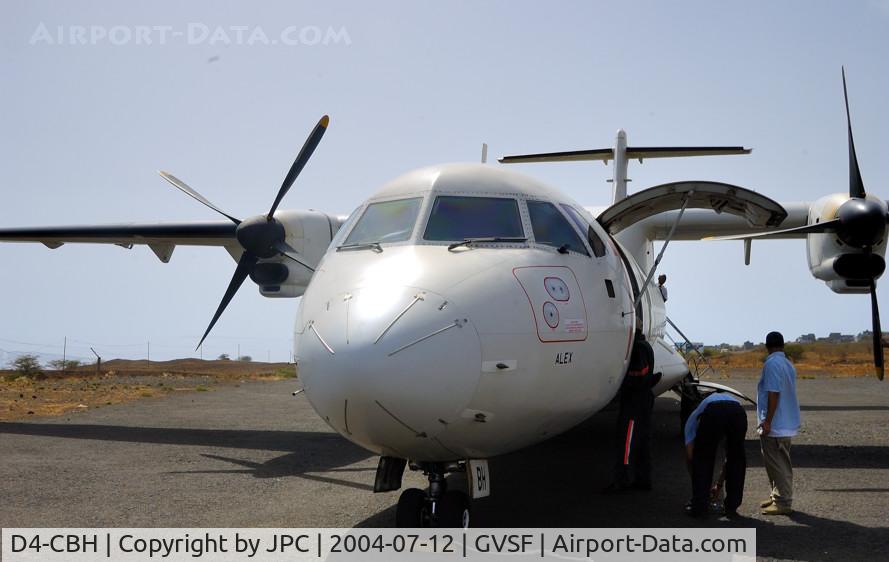 D4-CBH, 1997 ATR 42-320 C/N 415, Now sold and flying for KalStar Aviation, Indonesia, as PK-KSE... 
On the other side of the World....