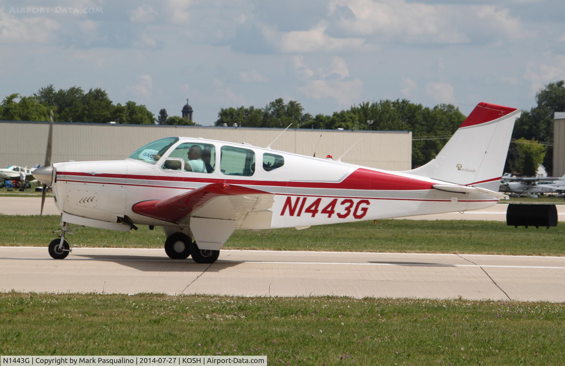 N1443G, 1962 Beech 35-B33 Debonair C/N CD-518, Beech B33