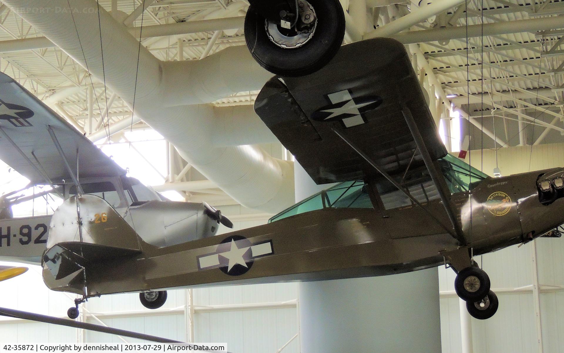 42-35872, 1942 Taylorcraft L-2A Grasshopper C/N 4333, 1942 TAYLORCRAFT L-2A GRASSHOPPER