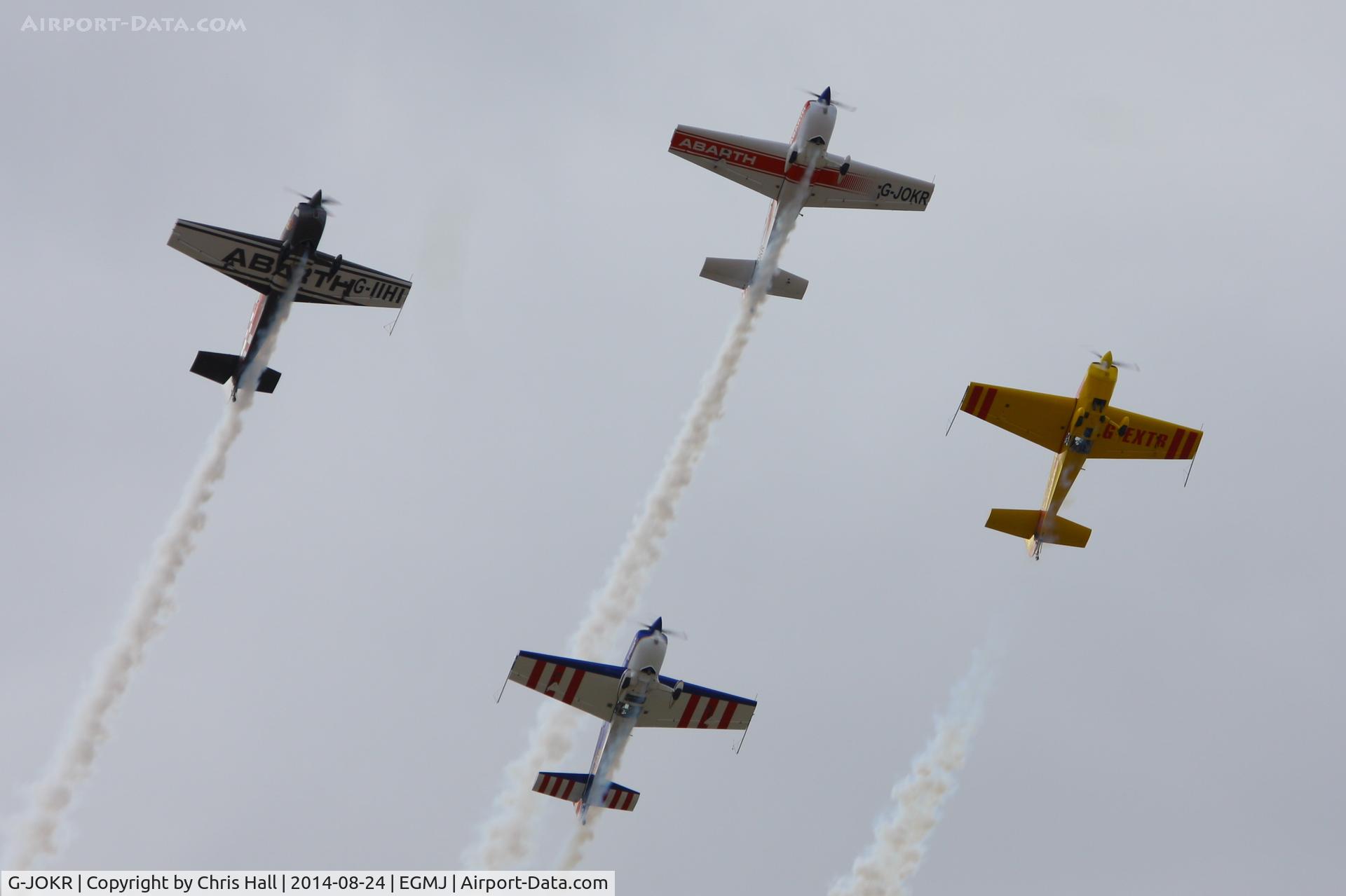 G-JOKR, 2008 Extra EA-300L C/N 1278, at the Little Gransden Airshow 2014