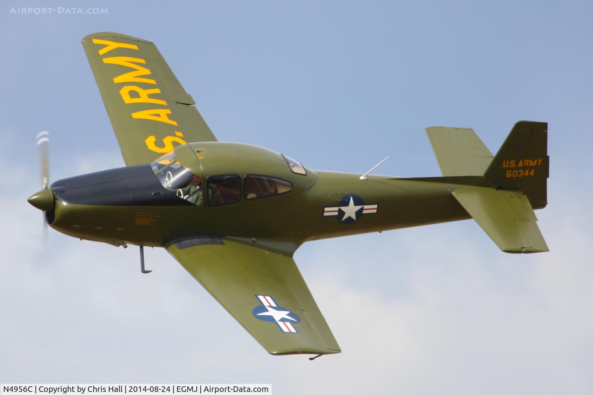 N4956C, North American Navion (NA-145) C/N NAV-4-344, at the Little Gransden Airshow 2014