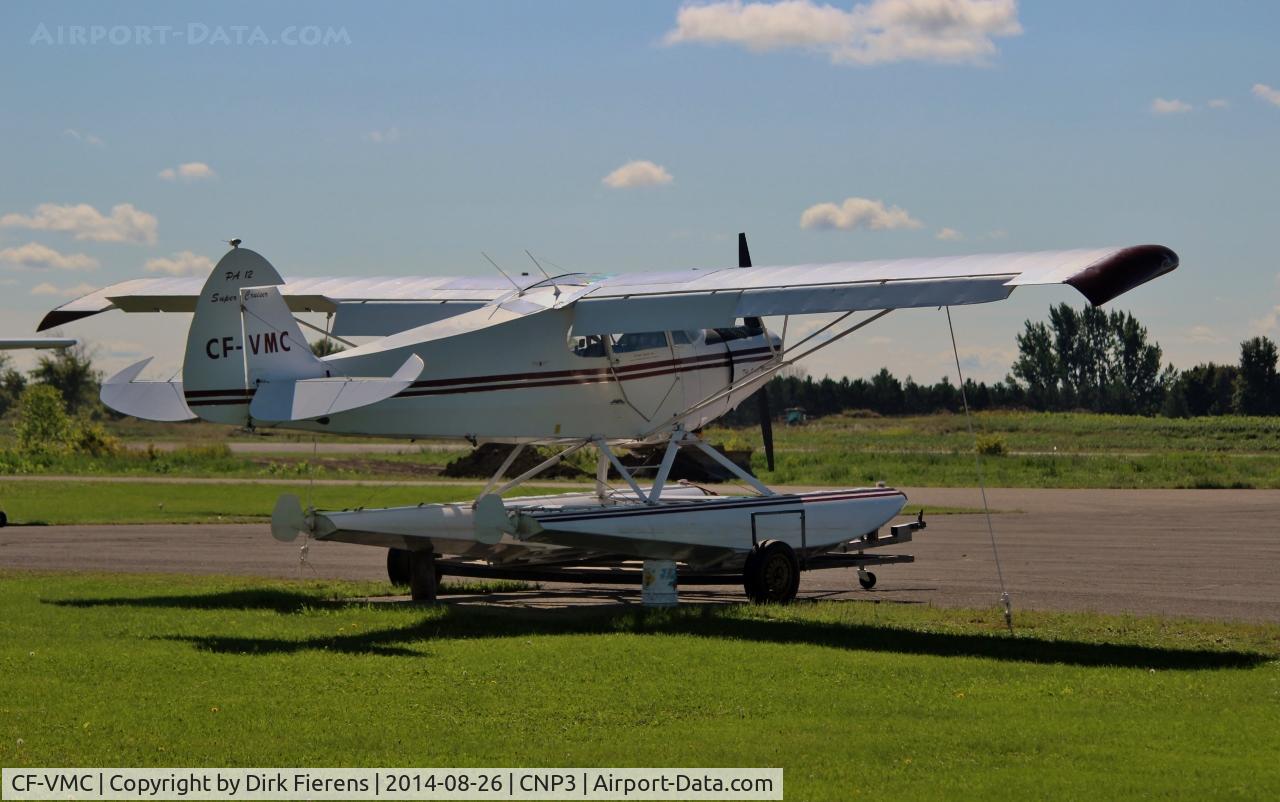 CF-VMC, 1947 Piper PA-12 Super Cruiser C/N 12-2879, Parked at the main airport bldg.