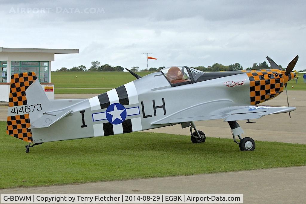 G-BDWM, 1990 Bonsall DB1 Mustang C/N PFA 073-10200, At 2014 LAA Rally at Sywell