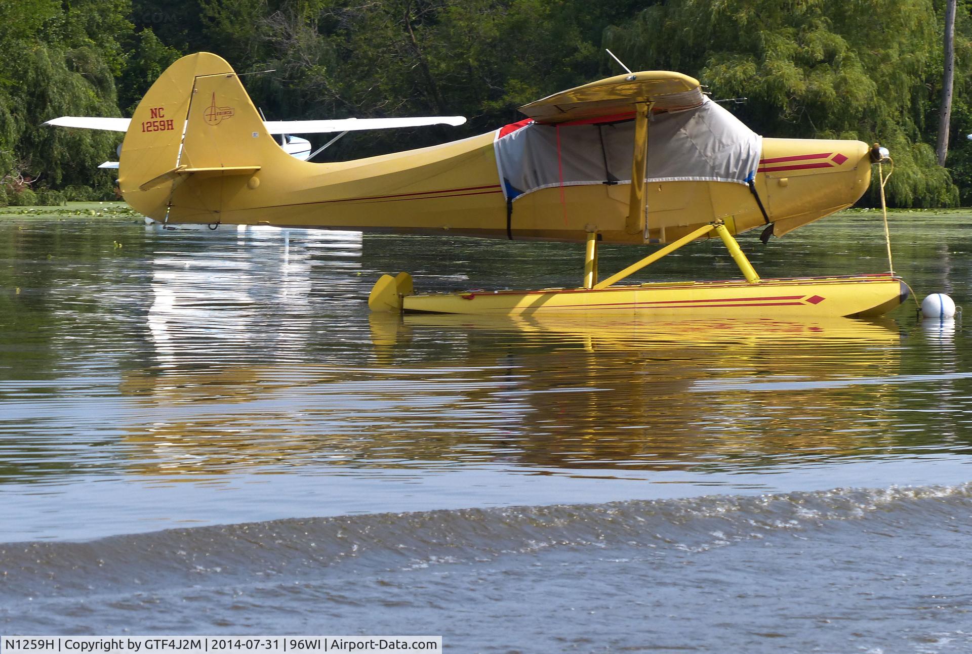 N1259H, 1948 Aeronca S15AC C/N 15AC-271, N1259H at Lake Winnebago, AirVenture 2014