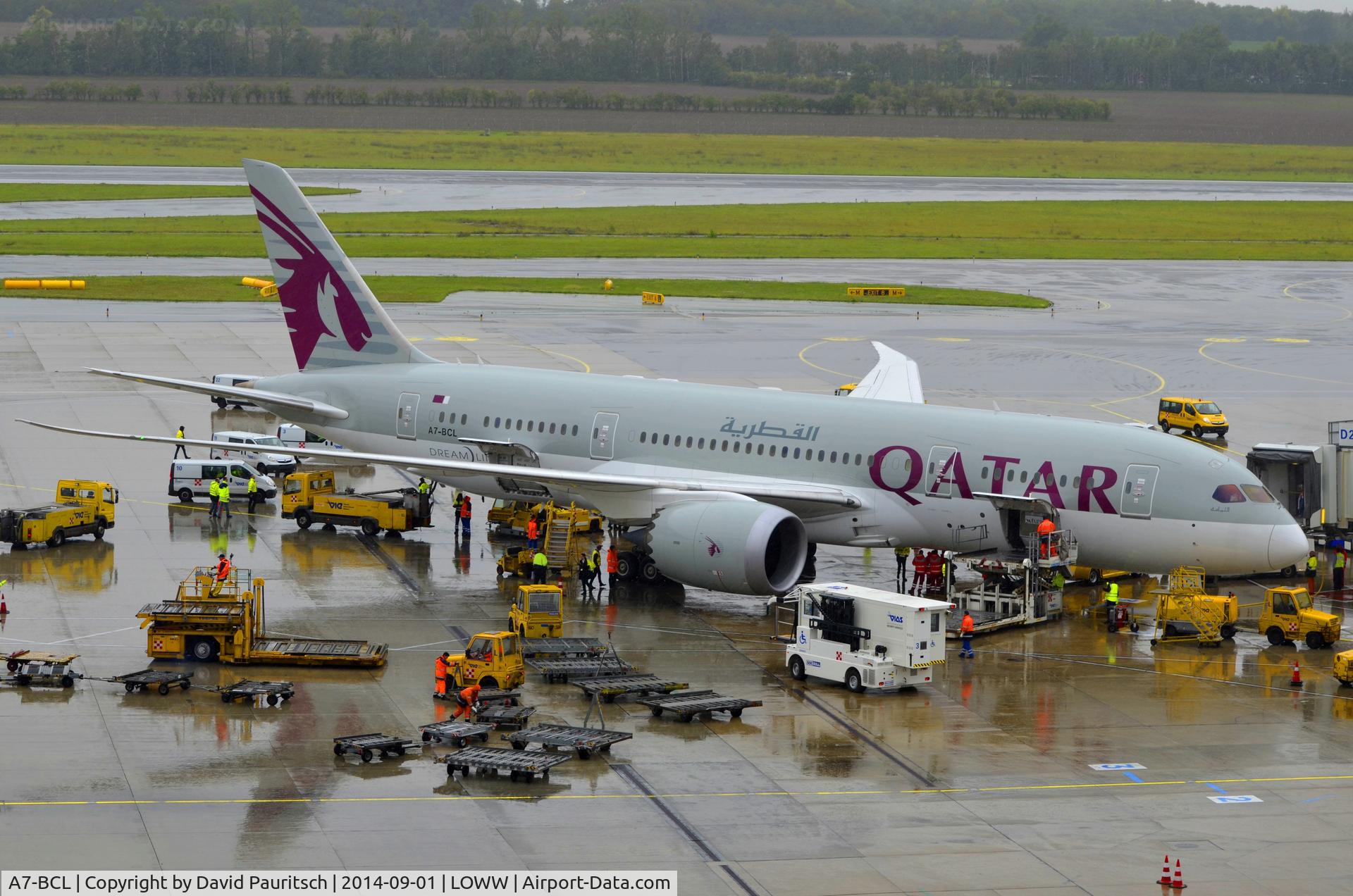 A7-BCL, 2012 Boeing 787-8 Dreamliner C/N 38330, inaugural