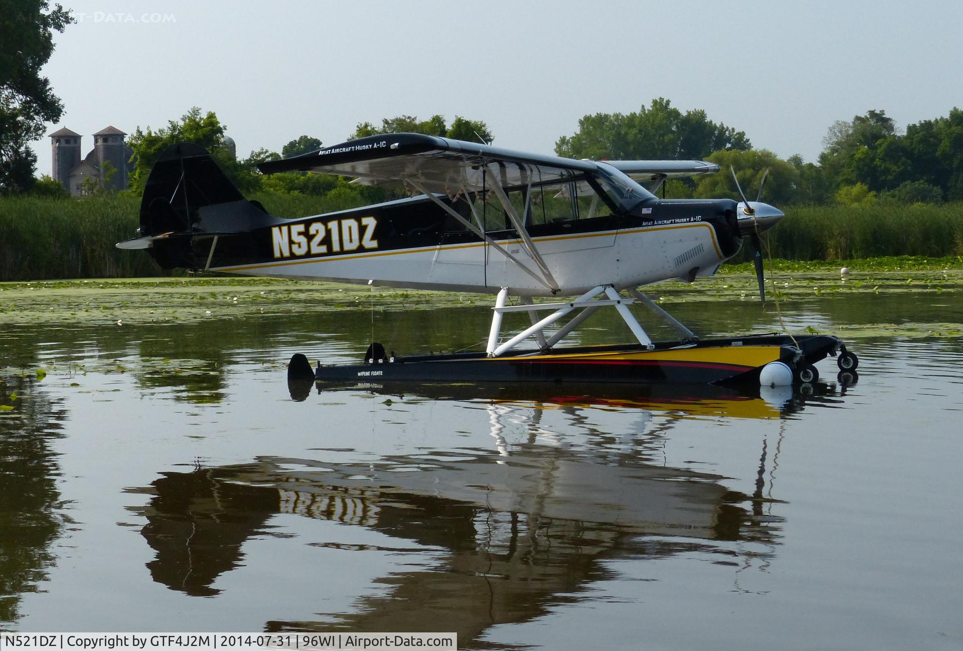 N521DZ, 2012 Aviat A-1C-180 Husky C/N 3147, N521DZ at Lake Winnebago, AirVenture 2014
