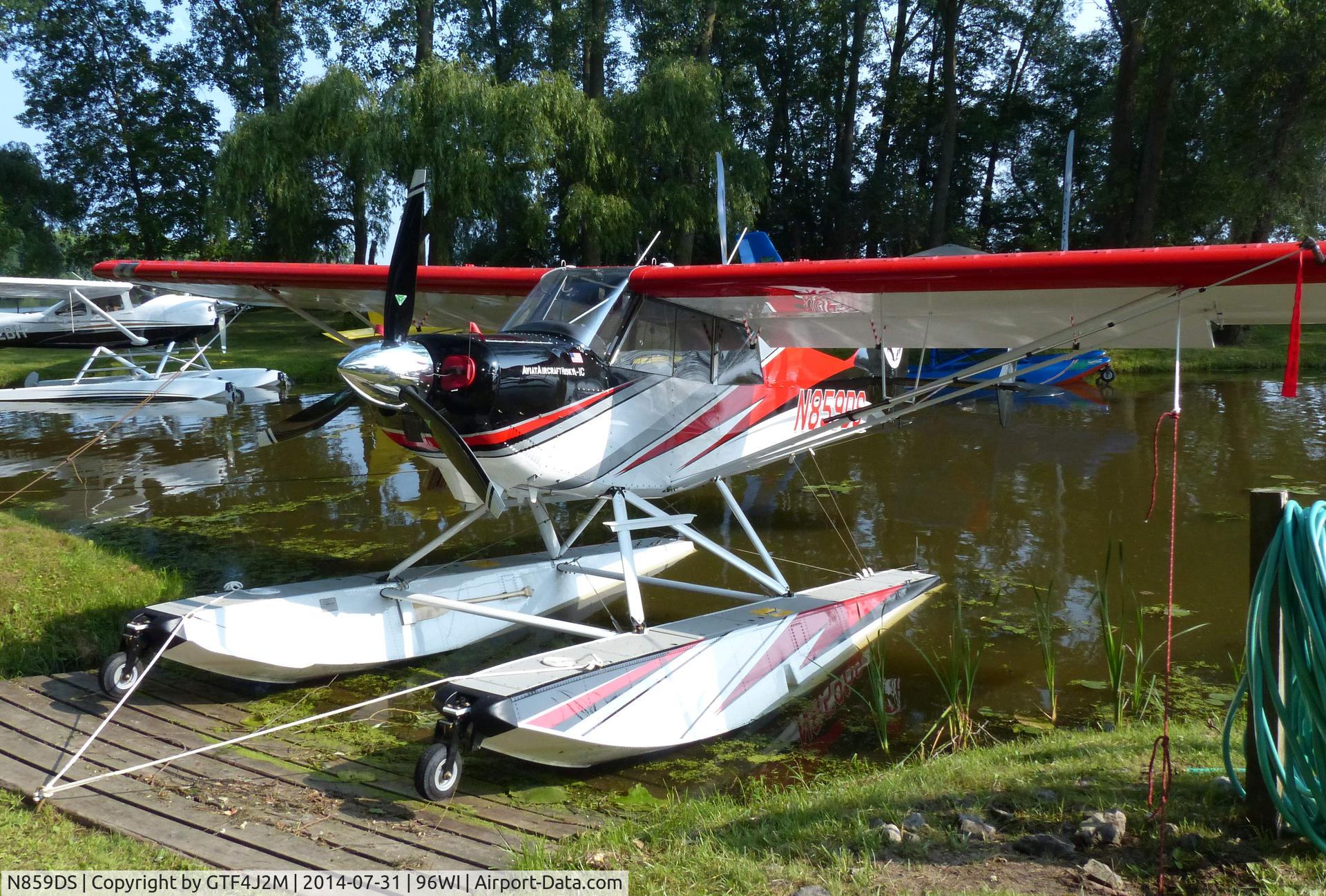 N859DS, 2013 Aviat A-1C-200 Husky C/N 3199, N859DS at Lake Winnebago, AirVenture 2014