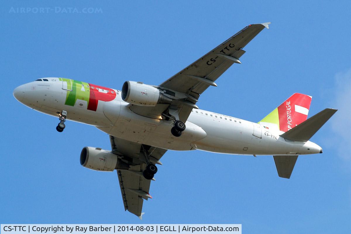 CS-TTC, 1997 Airbus A319-111 C/N 763, Airbus A319-111 [0763] (TAP Air Portugal) Home~G 03/08/2014. On approach 27R.