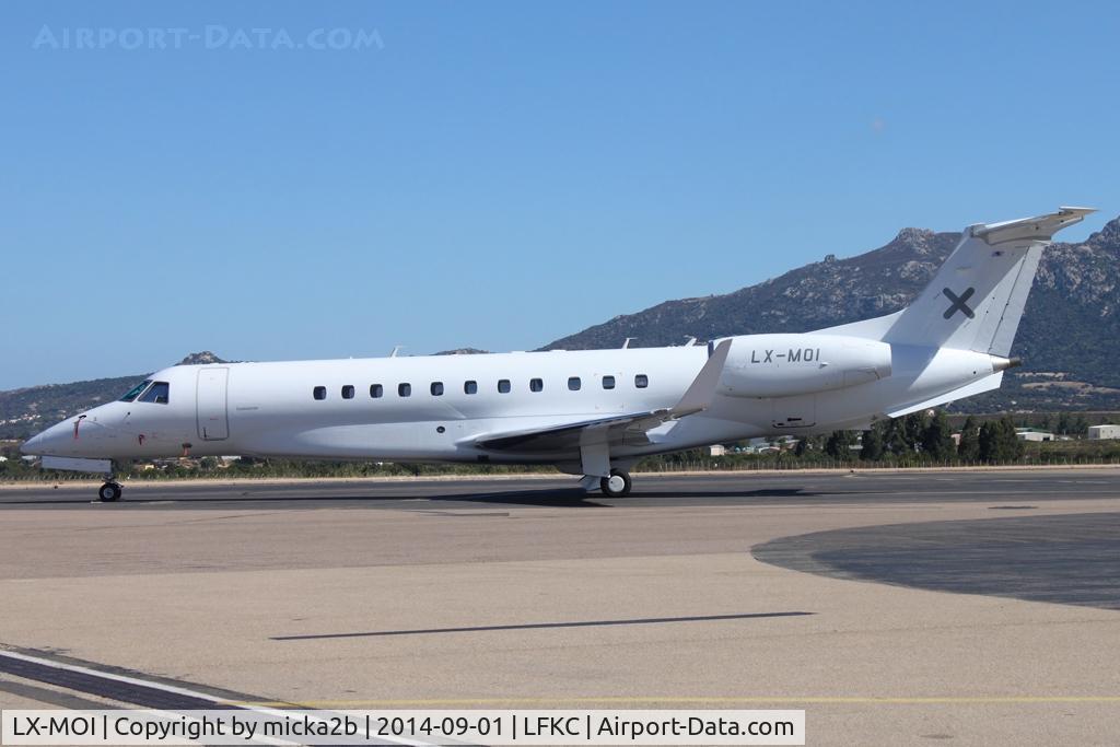 LX-MOI, 2004 Embraer EMB-135BJ Legacy 600 C/N 14500841, Parked