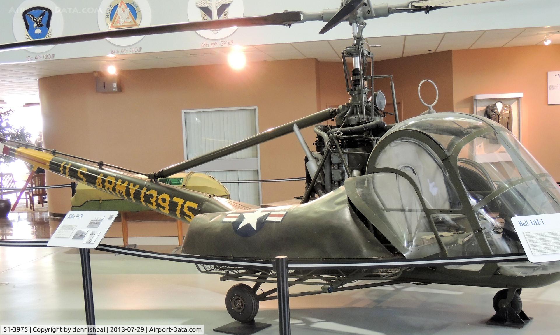 51-3975, 1951 Hiller UH-23B Raven C/N 188, 1951 HILLER UH-23B RAVEN
