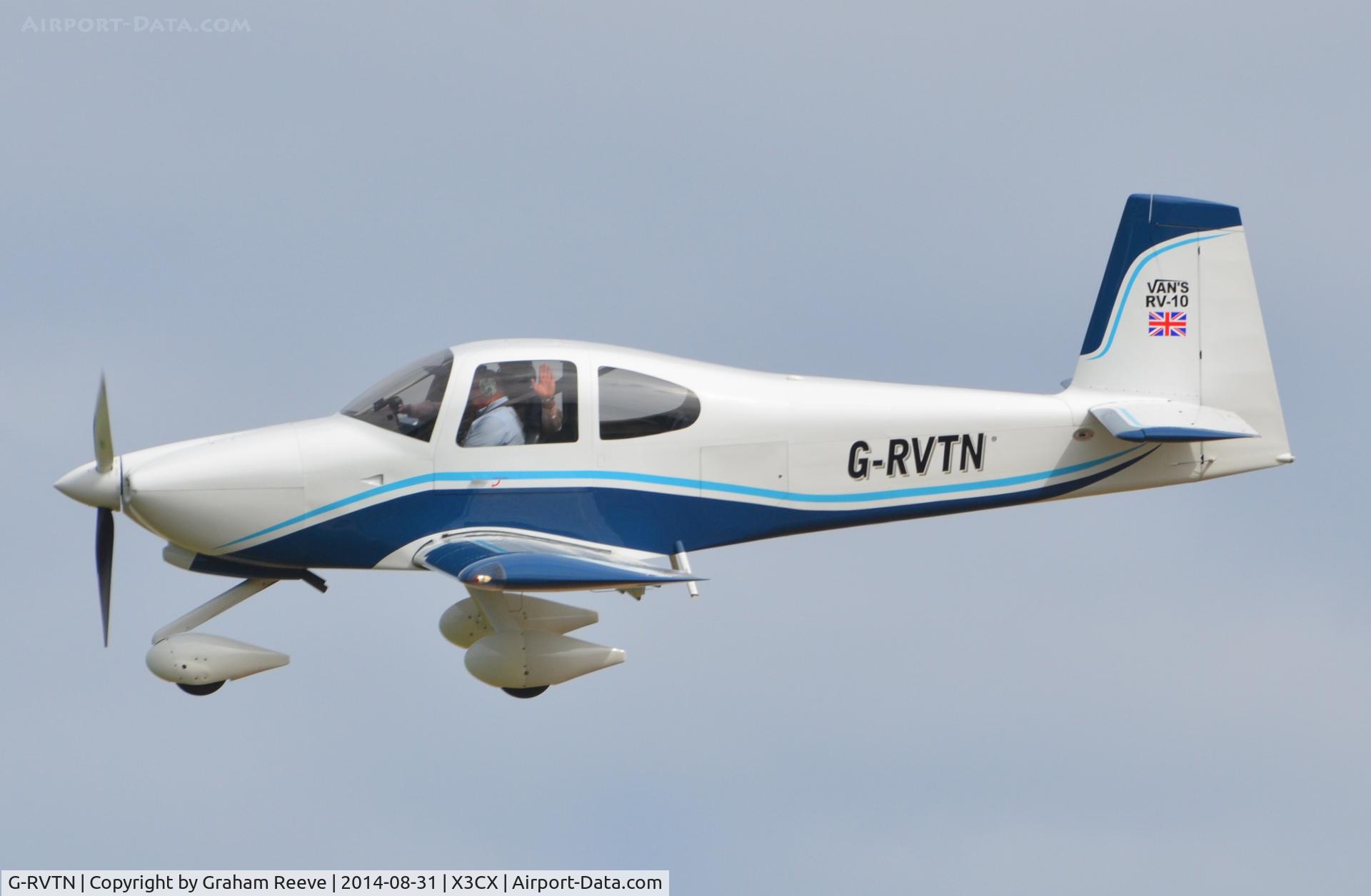 G-RVTN, 2007 Vans RV-10 C/N PFA 339-14602, Aloft at Northrepps.