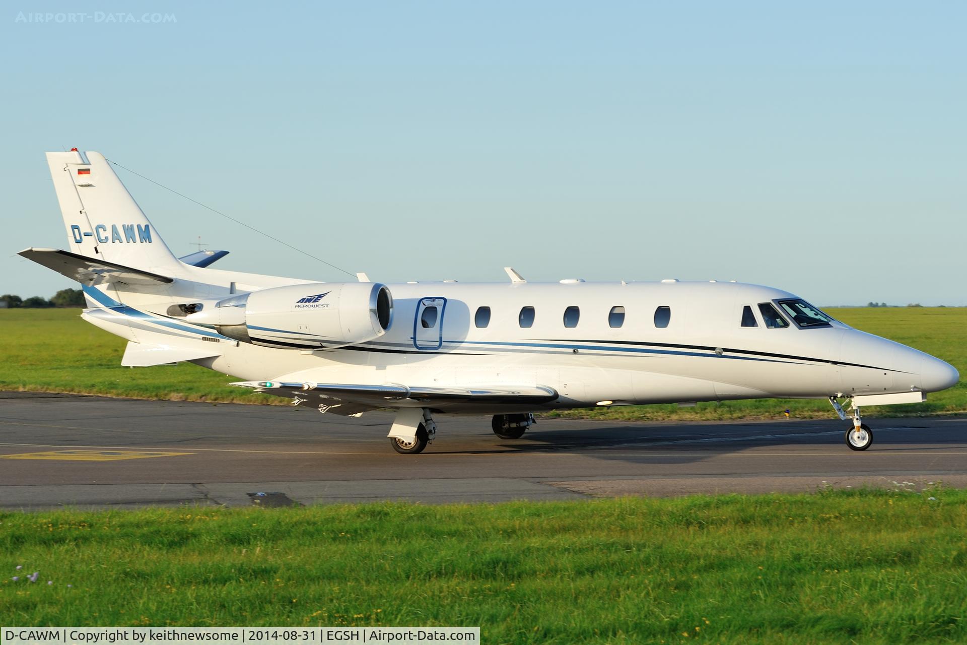D-CAWM, 2008 Cessna 560 Citation XLS+ C/N 560-6002, Nice Visitor.