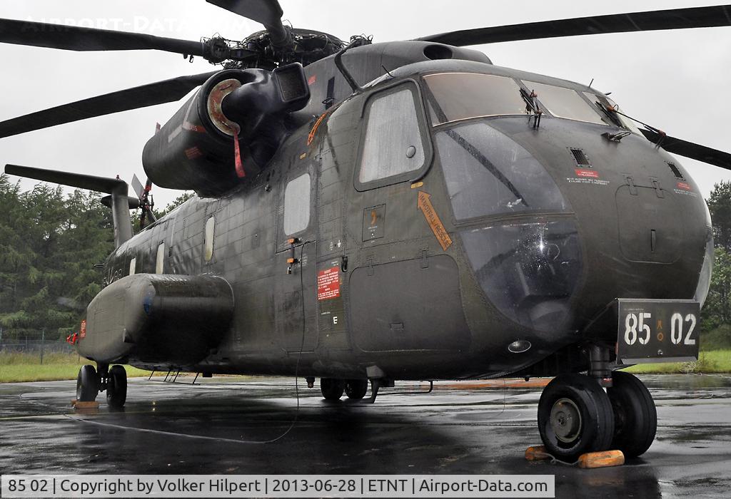 85 02, Sikorsky (VFW-Fokker) CH-53G C/N V65-100, at Wittmundhafen