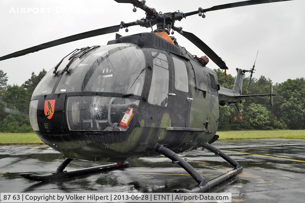 87 63, MBB Bo.105P1M C/N 6163, at Wittmund
