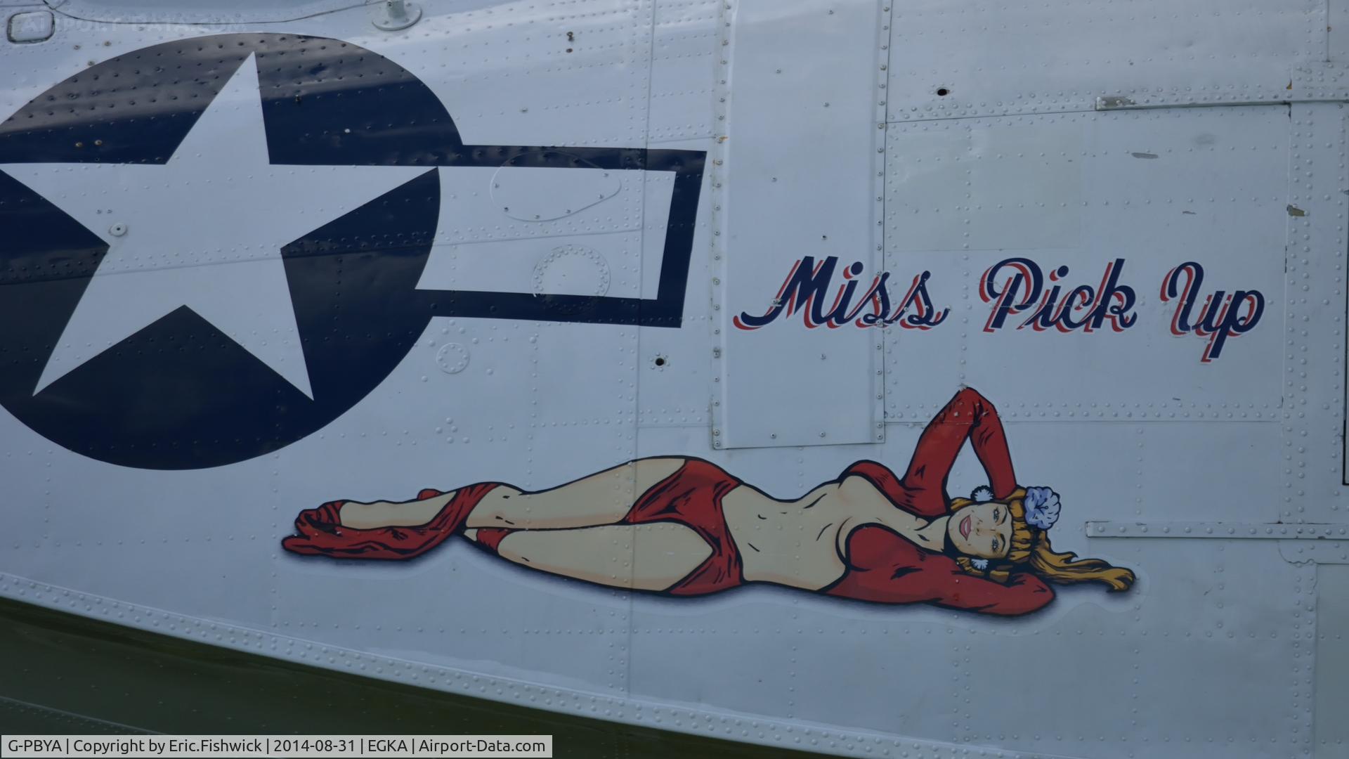G-PBYA, 1944 Consolidated (Canadian Vickers) PBV-1A Canso A C/N CV-283, 4. 'Miss Pick Up' - Artwork in recognition of the vital air sea rescue work.