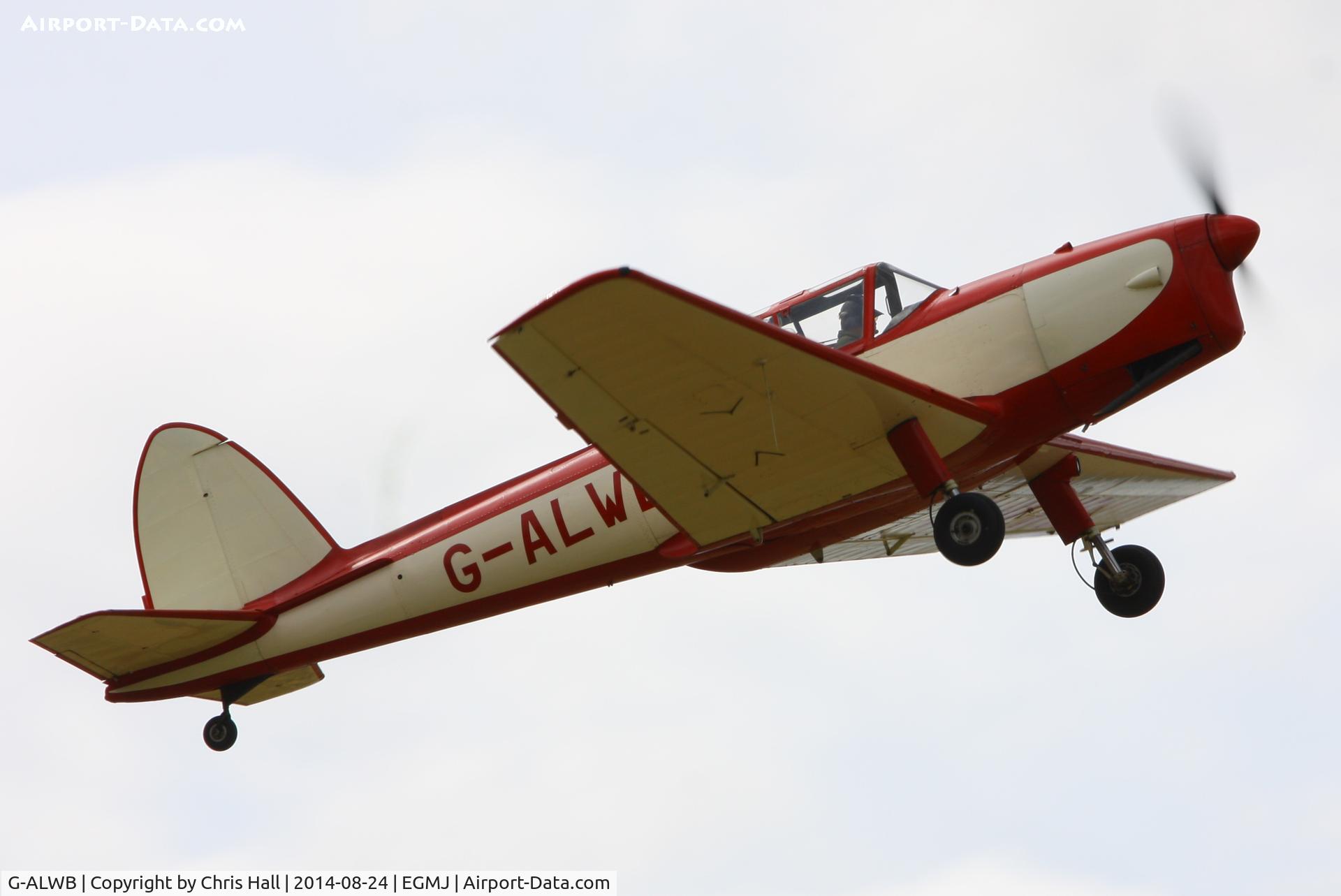 G-ALWB, 1950 De Havilland DHC-1 Chipmunk 22A C/N C1/0100, at the Little Gransden Airshow 2014
