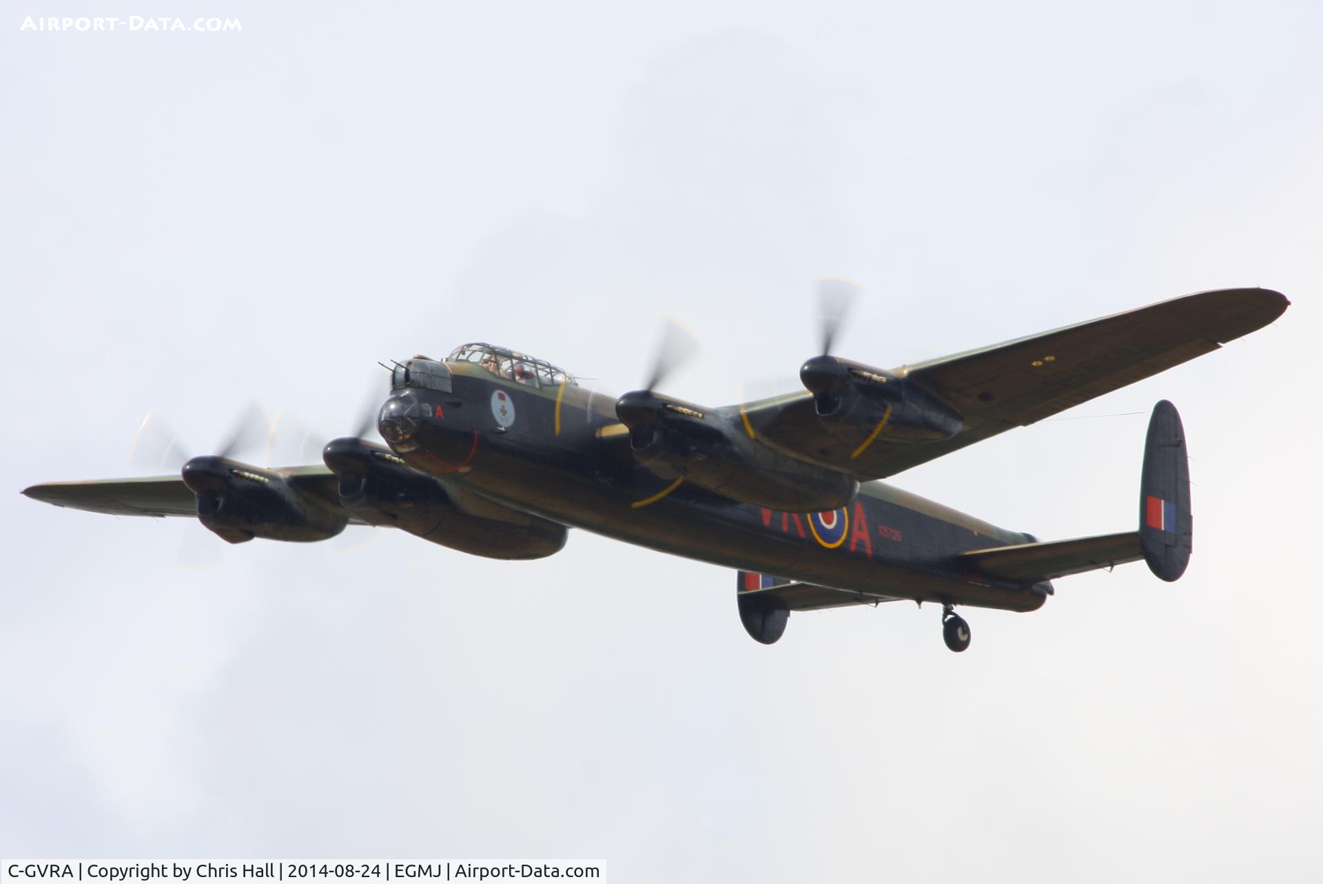 C-GVRA, 1945 Victory Aircraft Avro 683 Lancaster BX C/N FM 213 (3414), at the Little Gransden Airshow 2014