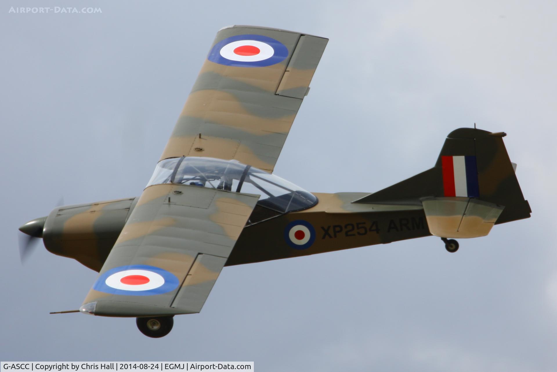 G-ASCC, 1962 Auster AOP.11 C/N B5/10/162, at the Little Gransden Airshow 2014