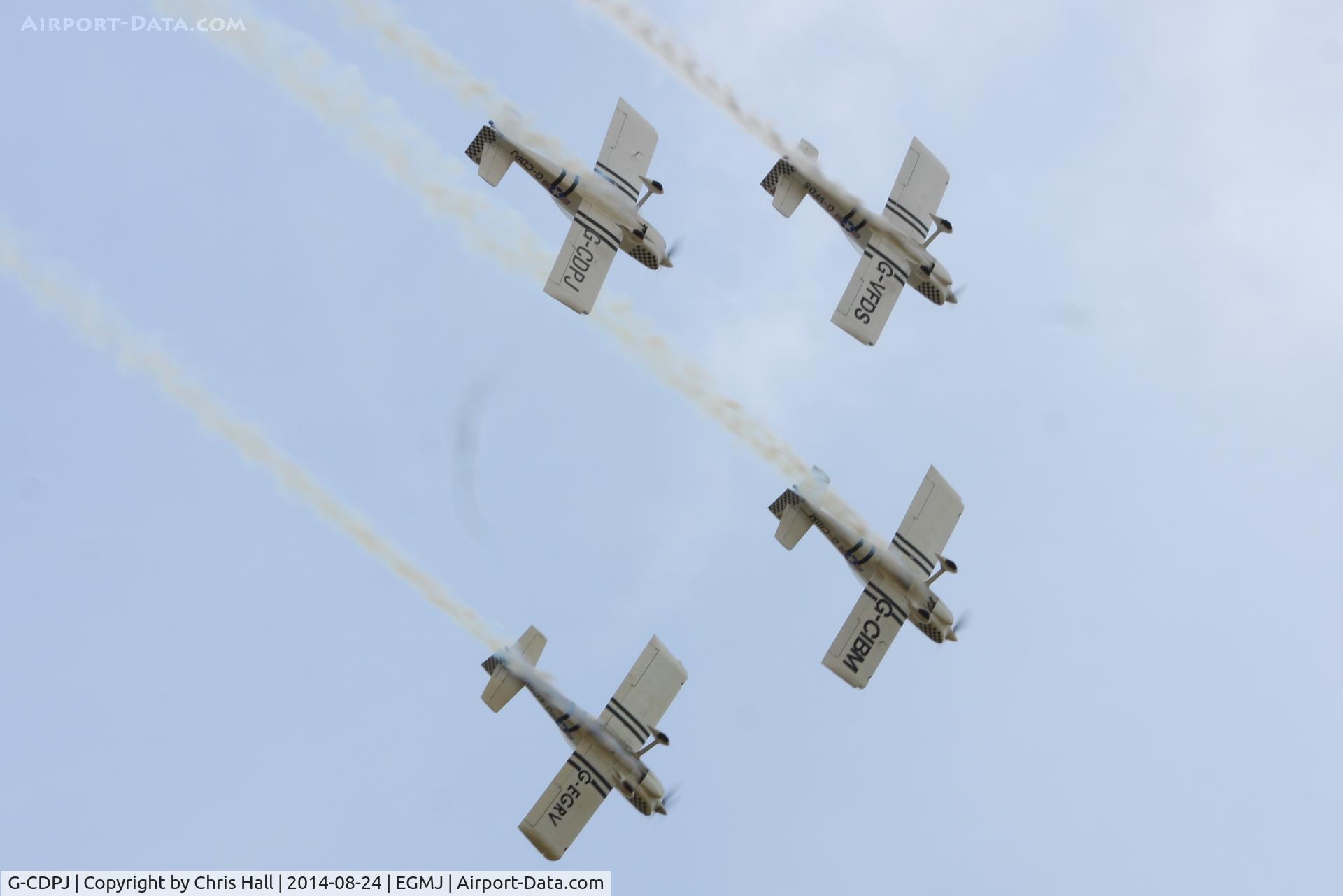 G-CDPJ, 2006 Vans RV-8 C/N PFA 303-13295, Team Raven at the Little Gransden Airshow 2014