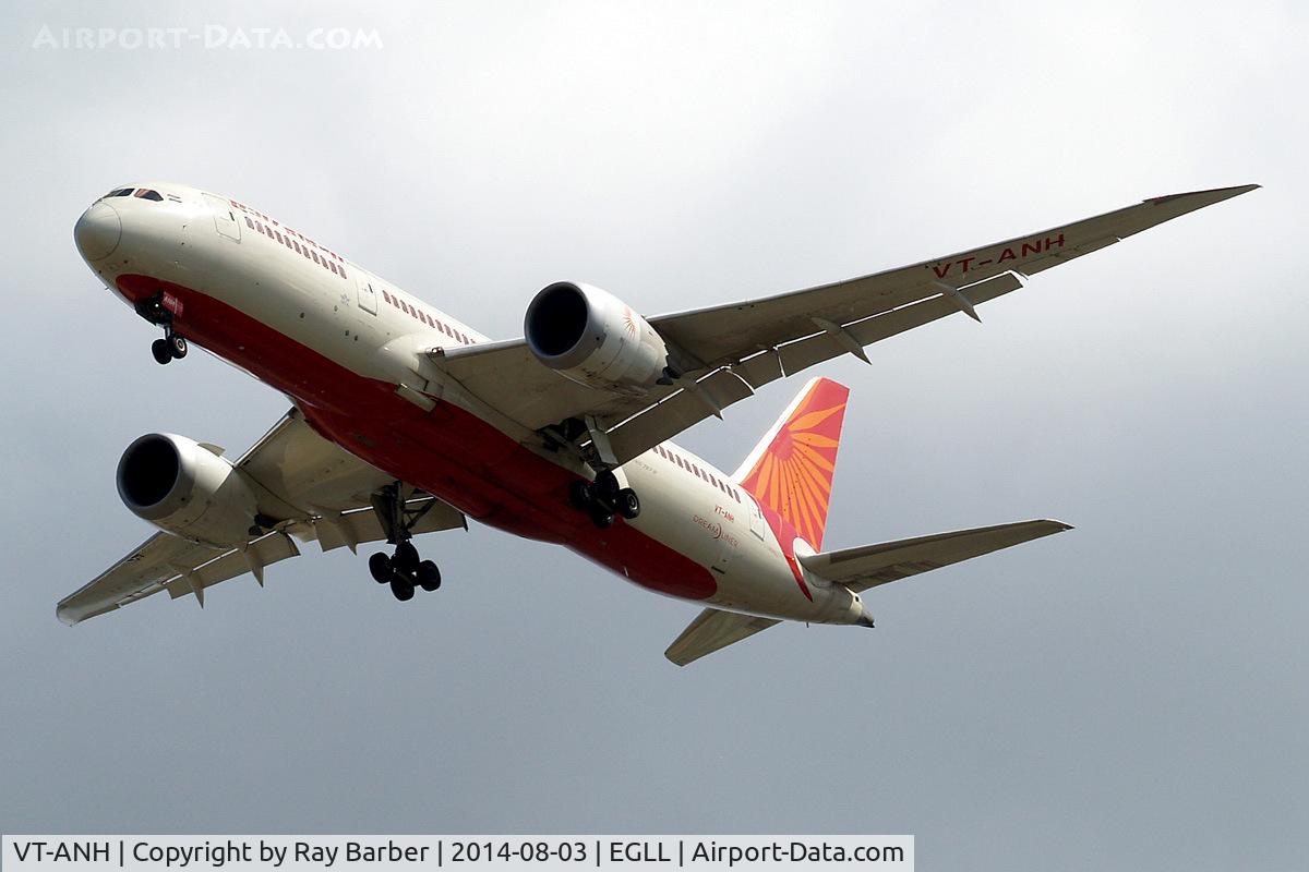 VT-ANH, 2012 Boeing 787-8 Dreamliner C/N 36276, Boeing 787-8 Dreamliner [36276] (Air India) Home~G 03/08/2014. On approach 27R.