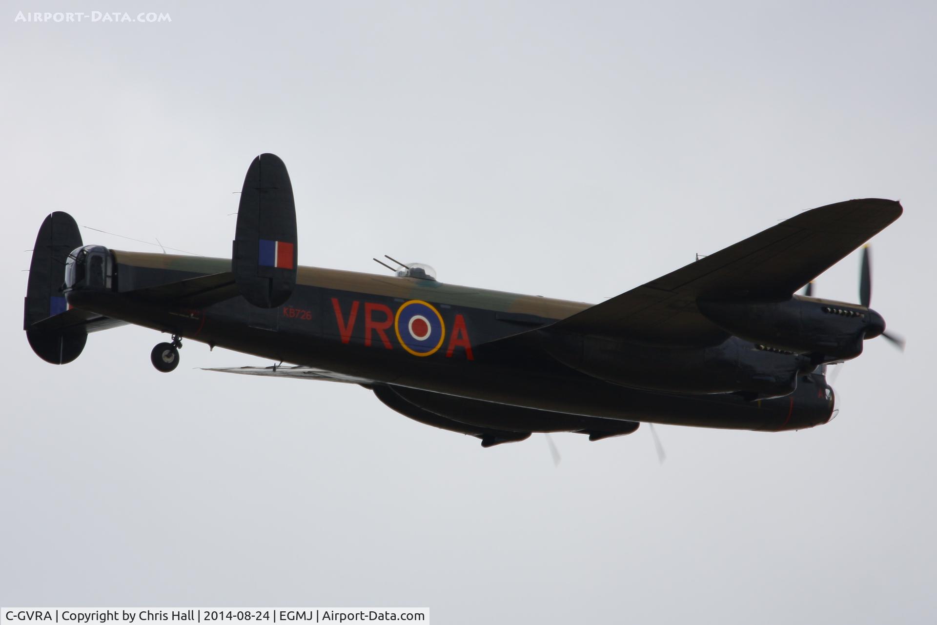 C-GVRA, 1945 Victory Aircraft Avro 683 Lancaster BX C/N FM 213 (3414), at the Little Gransden Airshow 2014