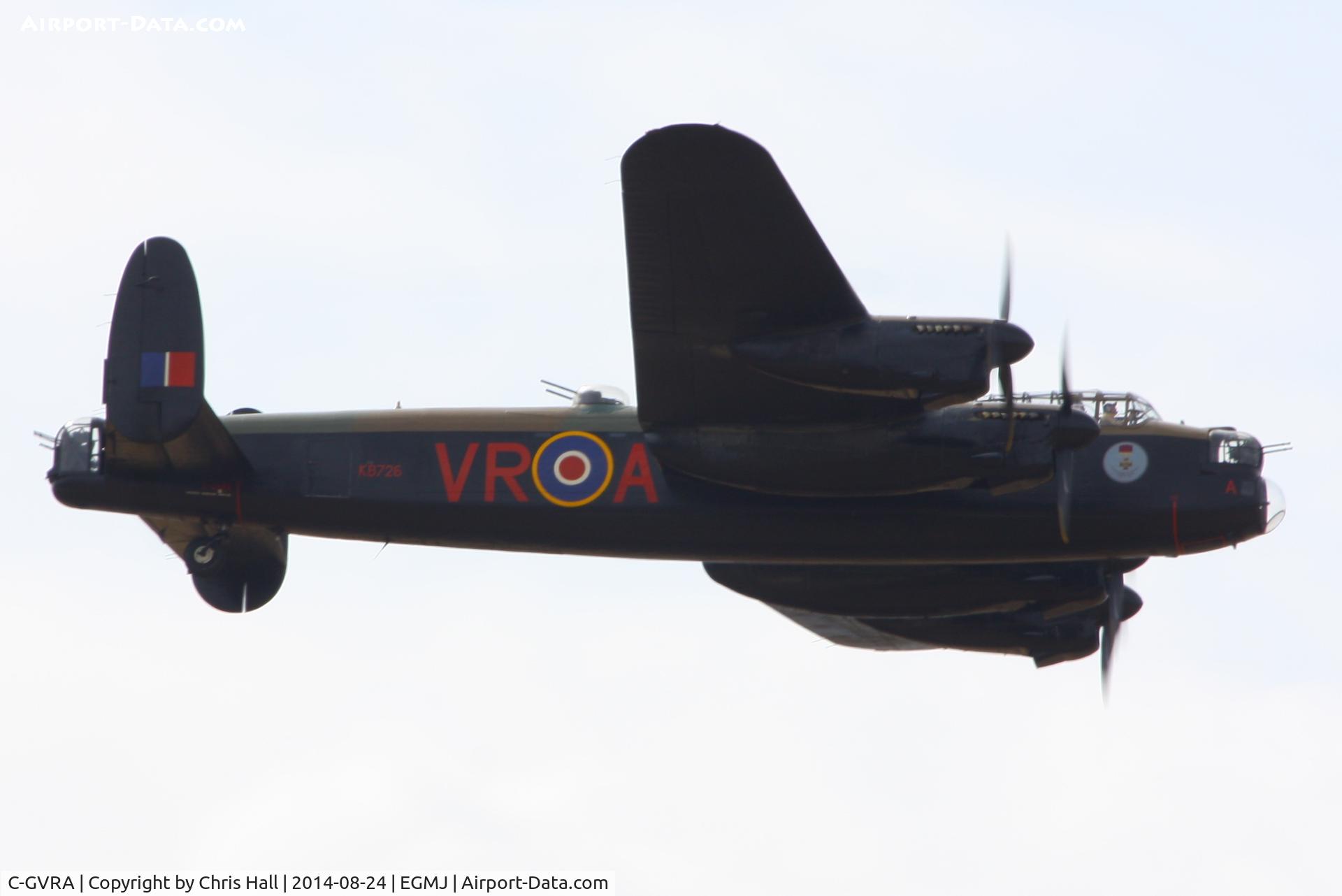 C-GVRA, 1945 Victory Aircraft Avro 683 Lancaster BX C/N FM 213 (3414), at the Little Gransden Airshow 2014