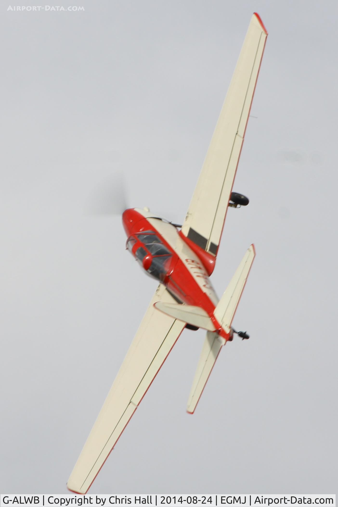 G-ALWB, 1950 De Havilland DHC-1 Chipmunk 22A C/N C1/0100, at the Little Gransden Airshow 2014
