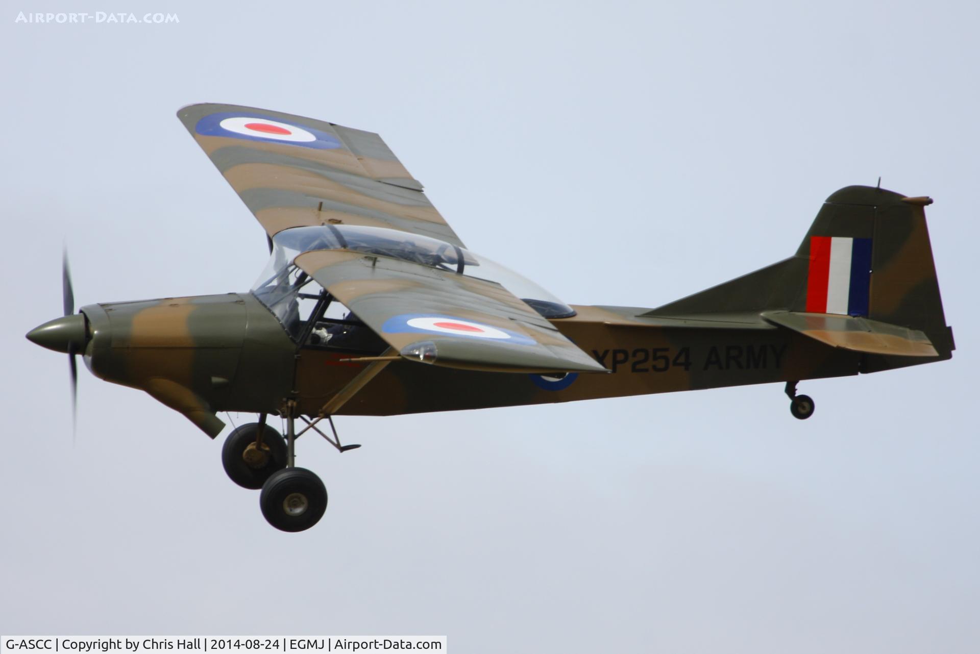 G-ASCC, 1962 Auster AOP.11 C/N B5/10/162, at the Little Gransden Airshow 2014