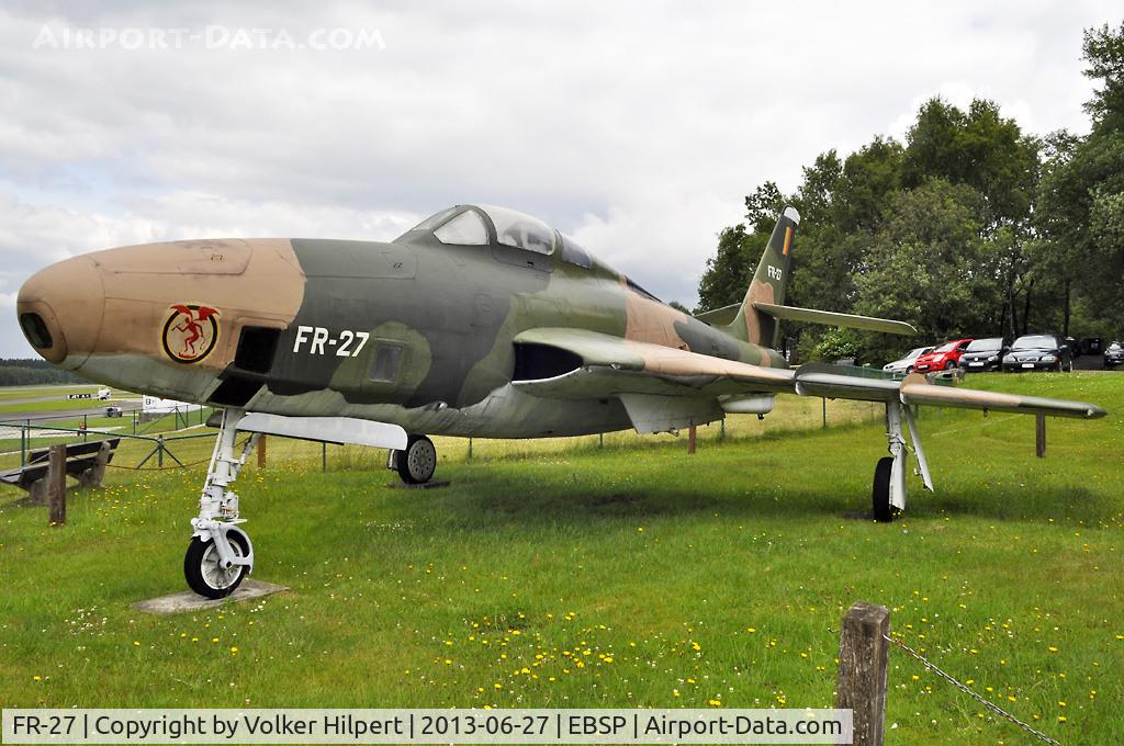 FR-27, 1955 Republic RF-84F Thunderflash C/N Not found (51-1922), at Spa