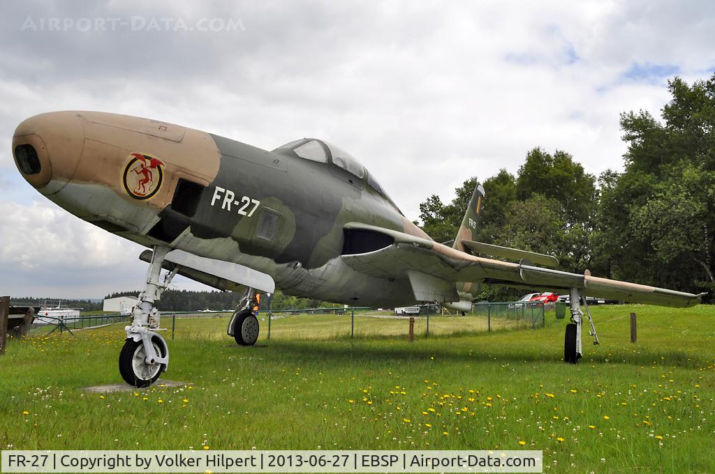 FR-27, 1955 Republic RF-84F Thunderflash C/N Not found (51-1922), at Spa