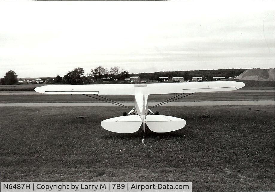 N6487H, 1946 Piper J3C-65 Cub C/N 19668, Shot early 1980's