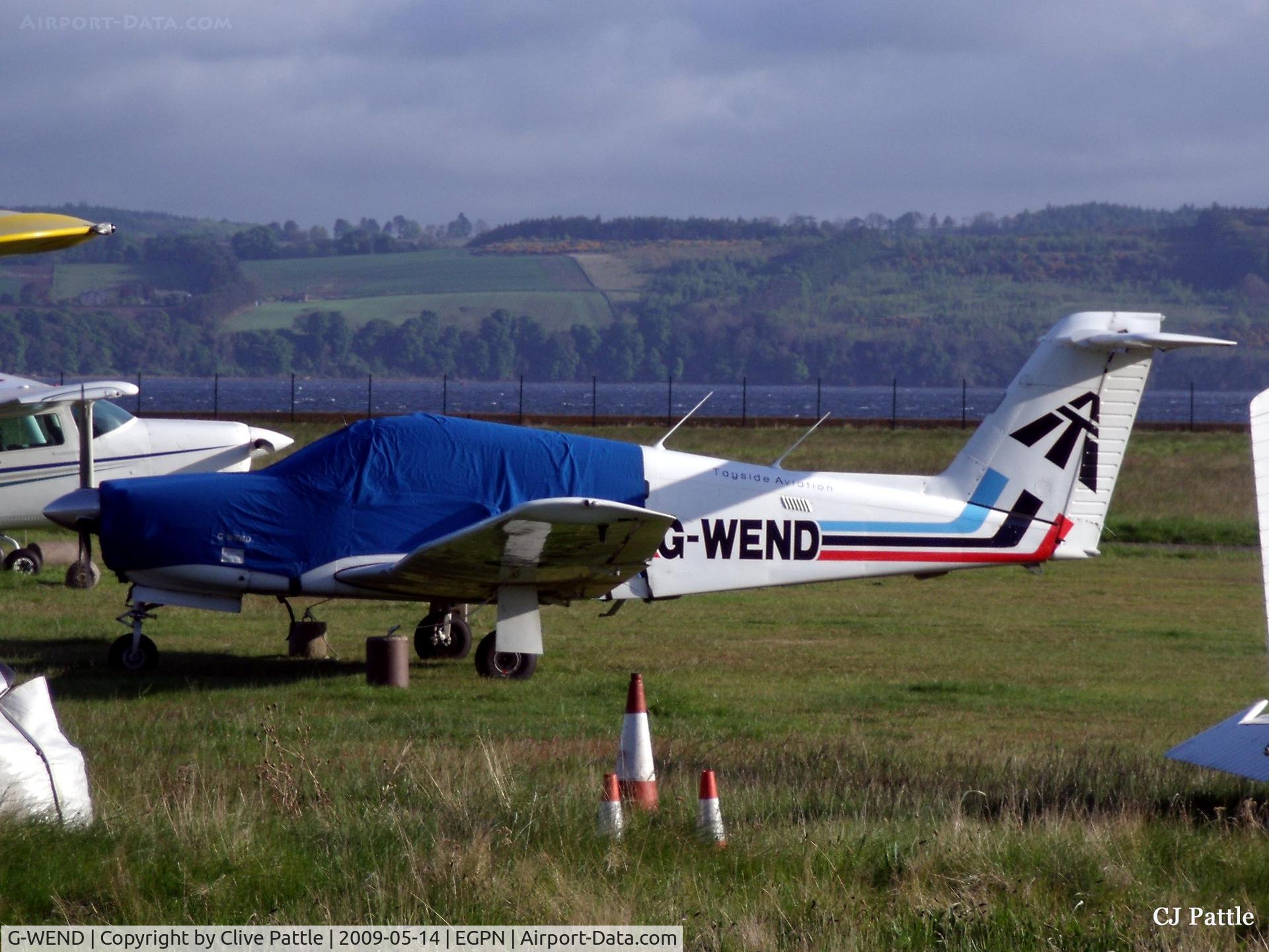 G-WEND, 1981 Piper PA-28RT-201 Arrow IV C/N 28R-8118026, Wearing her pyjama top - G-WEND of Tayside Aviation at Dundee Riverside EGPN in May 2009