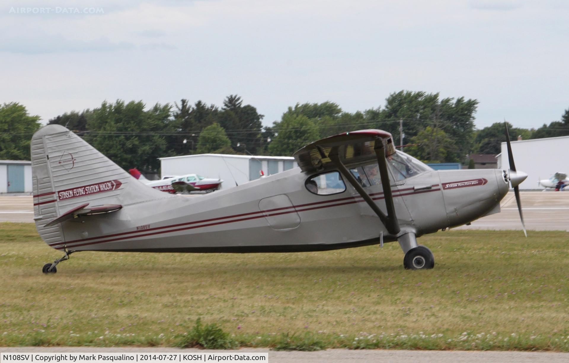 N108SV, 1948 Stinson 108-3 Voyager C/N 108-4165, Stinson 108-3