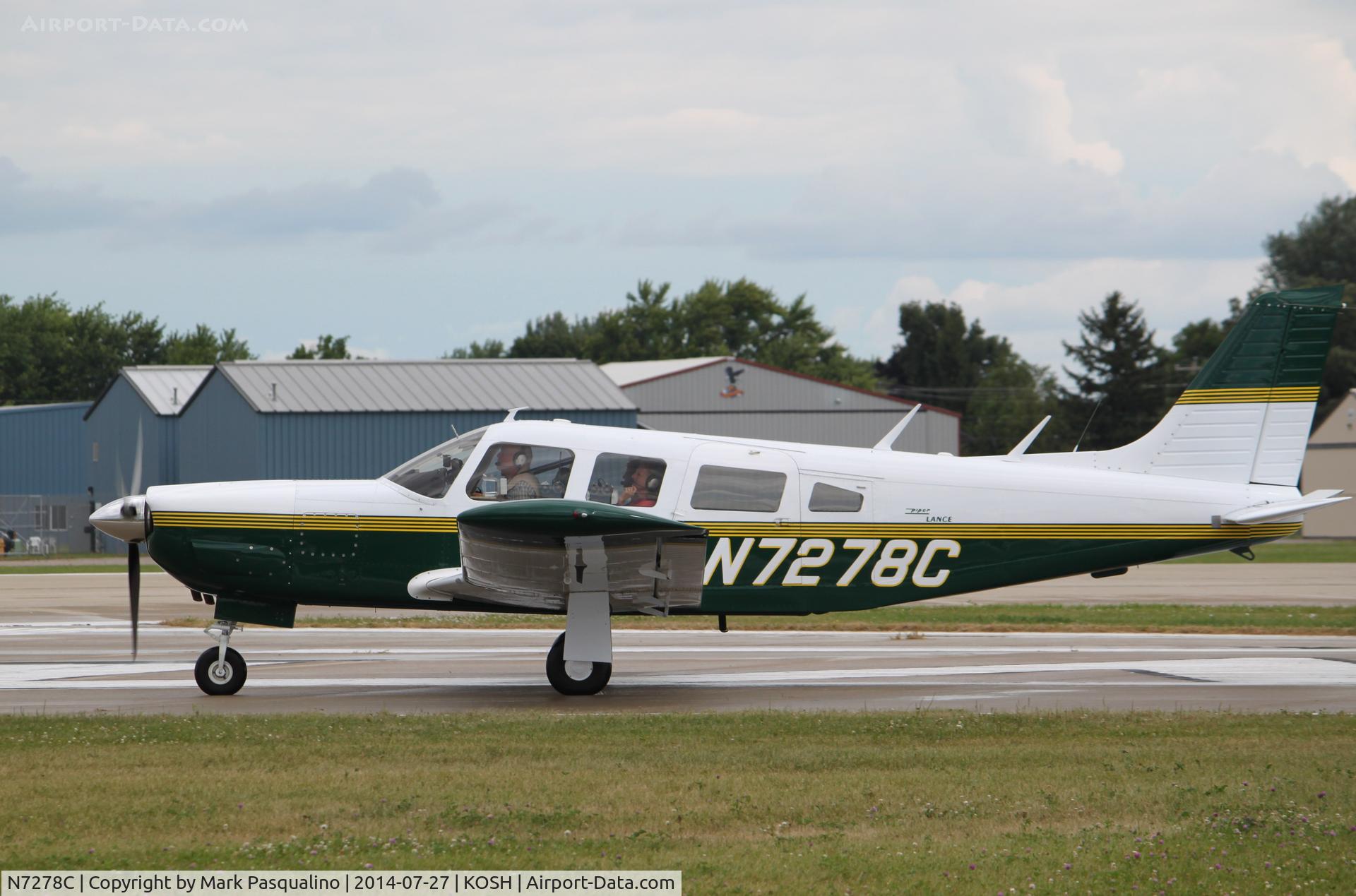 N7278C, 1975 Piper PA-32R-300 Cherokee Lance C/N 32R-7680044, Piper PA-32R-300