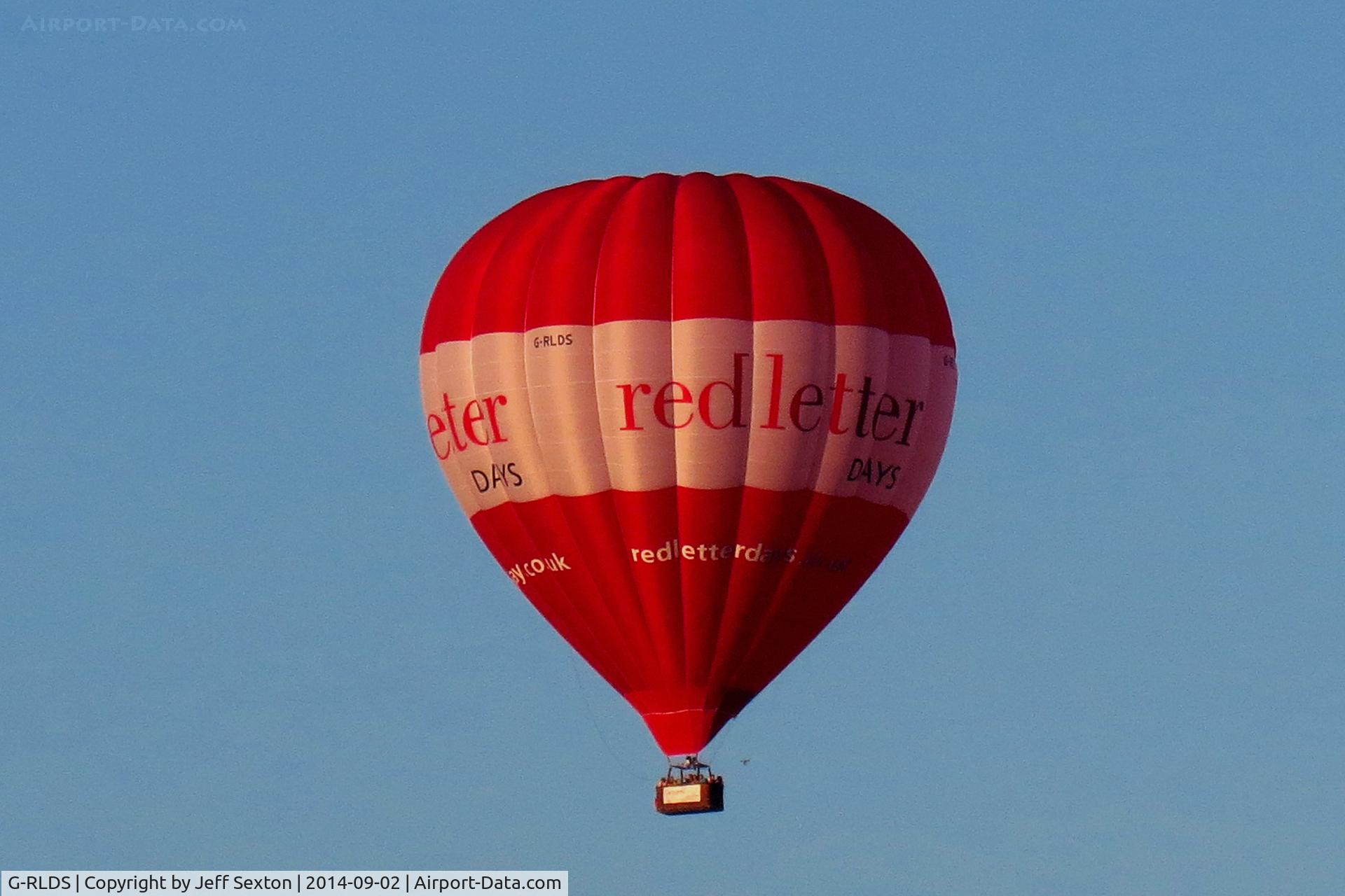 G-RLDS, 2014 Cameron Balloons A 315 C/N 11799, Over Maidstone Kent UK