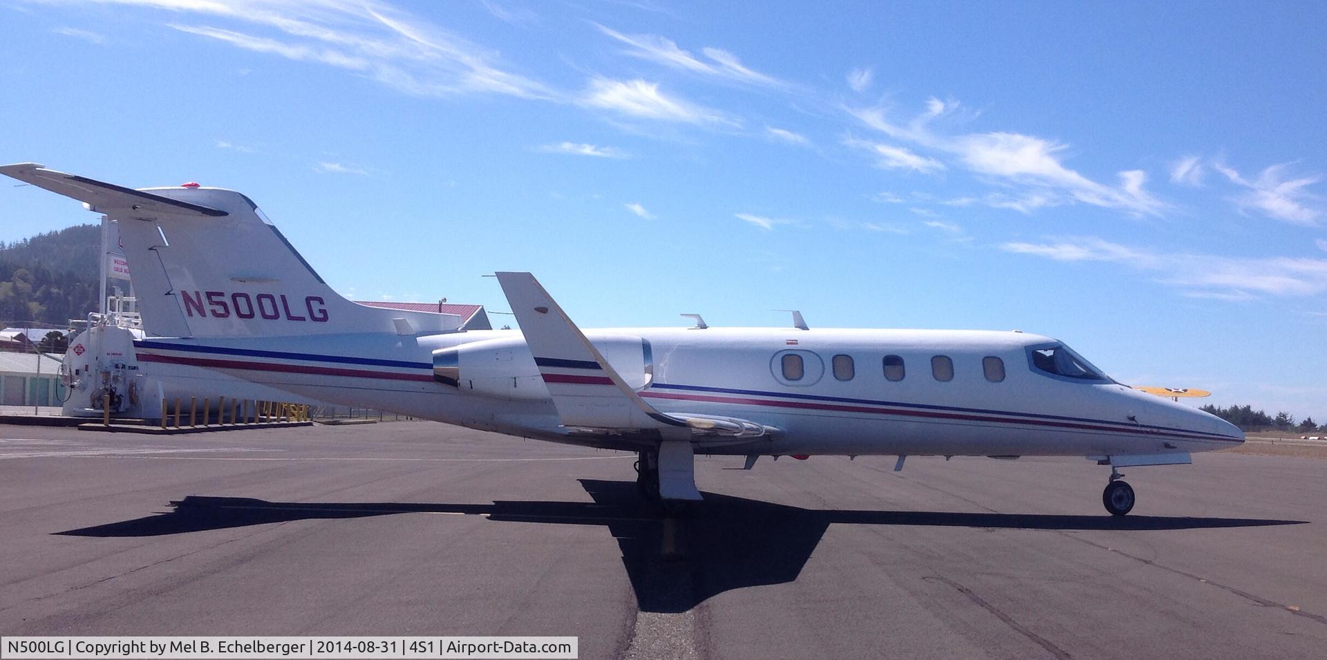 N500LG, 1979 Gates Learjet 28 C/N 005, A sunny day on the south coast of Oregon.....