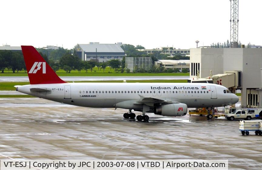 VT-ESJ, 1994 Airbus A320-214 C/N 490, Defunct airline. Plane now with Air India