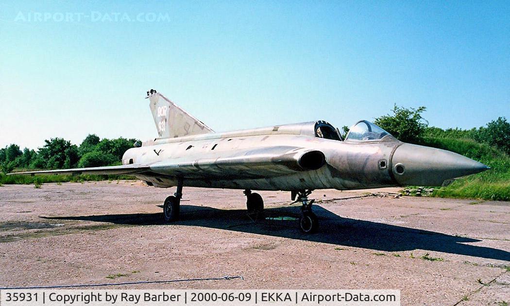 35931, Saab S-35E Draken C/N 35-931, SAAB S.35E Draken [35931] (Royal Danish Air Force) Karup~OY 09/06/2000